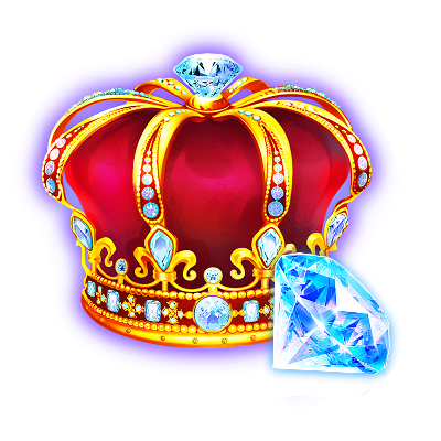Royal crown slot symbol artwork