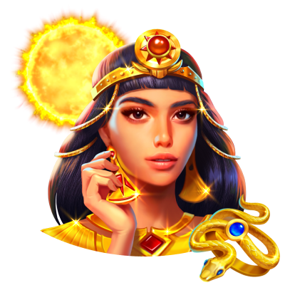 Egyptian queen slot symbol artwork